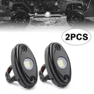White Led Rock Light For Jeep Atv Off-road Truck Under Body Trail Rig Lamp 2PCS. Fixed Price $12.63.