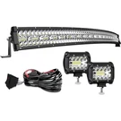 Led Light Bar T-former 42 Inch 780W Curved Triple Row Flood Spot Combo Beam O.... Fixed Price $189.69.
