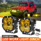 Colight 3INCH Squadron Sport Amber Led Pair Driving/combo Lights W/ Wire Harness. Fixed Price $93.08.