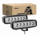 Nilight Led Bar 2PCS 18W 6INCH Flood Pods Offroad Work. Fixed Price $17.99.