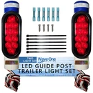 Wave One Marine Boat Trailer Guide Post Led Pole Light Set Dot Sae Approved. Fixed Price $92.00.