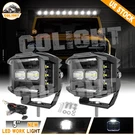Pair 5" Side Shooter Led Work Light Bar Cube Pods Offroad Driving Lamps Suv Jeep. Fixed Price $148.88.