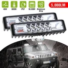 2X Led Work Lights 6 120W 12V Driving Strip Flood Beam Bar Suv Offroad. Fixed Price $14.44.