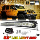 Roof 52'' Curved Tri-row Led Light Bar Spot Flood Driving Offroad Suv 4WD+WIRE. Fixed Price $139.99.