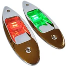 Flush Mount Led Shark Eye Boat Navigation Teardrop Lights Red And Green Sta.... Fixed Price $64.59.
