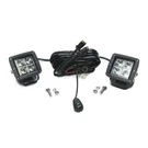 Southern Truck 79911K 3.0" Square Cube Cree Spot Beam Led Lights Pair Chrome. Fixed Price $109.95.