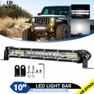 10INCH Slim Led Work Light Bar Single Row Spot Flood Offroad Driving Atv 4WD Suv. Fixed Price $13.99.