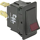 Lighted Rocker Switch Spst 12V 25A Black Bezel Red Pilot Weather Sealed. Fixed Price $27.94.