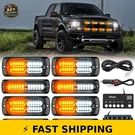 Nilight 8PCS Led Strobe Lights 12V Amber White Emergency Hazard Warning. Fixed Price $87.99.