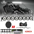 Colight Design Xl Linkable White/clear Roof Led Bar For Can-am Polaris Utv. Fixed Price $659.99.