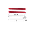 Optronics Slim Line Led 15" Stop Tail & Turn Trailer Light Pair Red Submersible. Fixed Price $79.95.