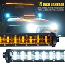 Xprite 72W 14" Philips Led Work Bar Amber Backlight Offroad Driving Lamp. Fixed Price $29.99.