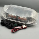North American Signal Clear Dome Amber Led Mini Bar 13.2 Inch With Dash Button. Fixed Price $335.99.