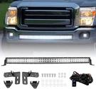 Dasen 42" 240W Led Work Light Bar & Brackets Ford F250 F350 F450 Curved. Fixed Price $124.00.