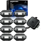 Mictuning 8 Pods C1 Rgbw Led Rock Lights Bluetooth Control Offroad Underglow Kit. Fixed Price $110.31.