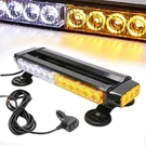 Le-jx Amber/white 30LEDS Safety Strobe Flashing Light Bar Double Side. Fixed Price $62.59.