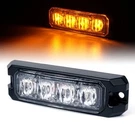 Xprite Black Hawk Series 4" 4-LED Amber Bolt-on Replacement Module. Fixed Price $25.68.