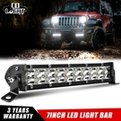 7INCH 120W Led Work Light Bar Dual Row Flood Spot For Jeep Ute 4WD Atv Utv 4X4. Fixed Price $10.89.
