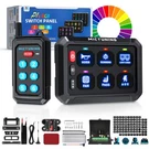 Mictuning 6 Gang Rgb Switch Panel Relay Circuit Control Box W/ Wireless Remote. Fixed Price $102.50.
