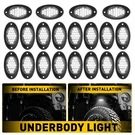 For Offroad Pickup Truck Led White Underbody Rock Lights Trail Rig Glow Lamp 20X. Fixed Price $64.59.