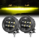 Sae Yellow Fog Lights Acec Shop 2PCS 80W 3.5 Inch Round Led Bars Dot. Fixed Price $129.72.
