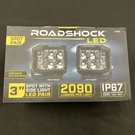 New Roadshock 57538 Led 3" Side Light Pair 2090 Lumens Per. Fixed Price $85.00.