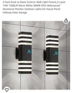 Pack Dusk To Dawn Exterior Wall Light FIXTURE,3-LAYER 14W 1200LM Warm White.... Fixed Price $74.99.
