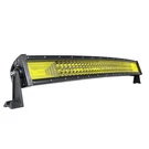 Willpower 32 Inch 405W Curved Triple Row Yellow Amber Led Light Bar Flood Spo.... Fixed Price $88.02.