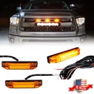 3PCS Amber Lens Led Grille Running Light Kit For 2014-21 Tundra W/trd Pro. Fixed Price $26.99.