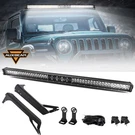 Auxbeam 52" 5D-PRO Led Light Bar + Mount Bracket For Jeep Wrangler Tj 1997-2006. Fixed Price $349.98.