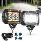 Mictuning Pair 72W Led Light Pods Off-road Flood & Spot Fog Lamp+wire Harness. Fixed Price $75.67.