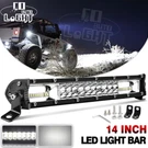 14" Inch Led Work Light Bar Dual Row Spot Flood Combo 4WD Truck Suv Atv 12". Fixed Price $23.34.