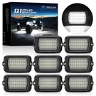 Mictuning 8 Pods Q1 White Led Rock Lights Underglow For Truck Suv Utv Boat. Fixed Price $69.99.
