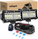 Nilight 6.5INCH 2PCS 120W Spot & Flood Combo Bar Driving Led Work. Fixed Price $44.99.