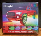 Nilight Car Led Underglow Strips With Remote Control (parts Only). Fixed Price $29.00.