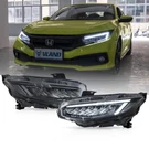 Vland Led Drl Headlights Assembly For 2016-2021 Honda Civic W/start-up Animation. Fixed Price $375.24.