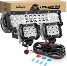 Nilight ZH016 12 Inch 72W Bar, 2PCS Pods +wiring Harness. Fixed Price $65.99.