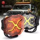 2 Pcs Novsight X Series 4'' Led Pod Lights 6000LM Off Road Car Work Driving Lamp. Fixed Price $81.59.