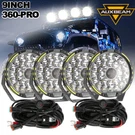 Auxbeam 360-PRO 780W 9"INCH Round Led Work Lights Spot Offroad Driving For Jeep. Fixed Price $219.99.