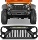 Nilight Front Bumper Grill Cover For 2007-2018 Wrangler Jk/jku With Led. Fixed Price $149.99.