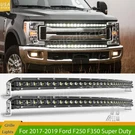 2017-2019 Ford F250 F350 Super Duty Front Grille Led Light Bar 32" Curved 2X. Fixed Price $148.00.