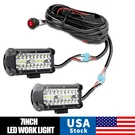 2X 7INCH Led Work Light Bar Flood Spot Drl Fog Lamp Offroad Driving Truck + Wire. Fixed Price $25.57.