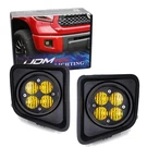 Yellow Lens Led Wide Angle Sae Flood Beam Fog Light Kit For 14-21 Toyota Tundra. Fixed Price $144.09.