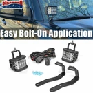 Hood Hinges Ditch Led Light Pods Mount Brackets Wire Kit For Toyota Tacoma 16-23. Fixed Price $25.49.