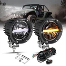 Auxbeam 2X 4" 110W Led Work Light Bar Yellow Spot Offroad Driving Atv Utv 4X4 Us. Fixed Price $109.59.