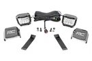 Rough Country 70082 A-pillar 3" Led Ditch Light Kit Flood For 14-21 Cherokee Kl. Fixed Price $189.95.