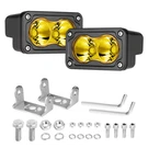 3"INCH Led Amber Cube Pods Work Light Bar Spot Fog Lamp Driving Offroad Atv Utv. Fixed Price $33.98.