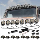 8PCS Auxbeam 5" 172W Led Side Shooter Pods Driving Fog Lights Amber Drl For Jeep. Fixed Price $499.99.