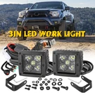 Offroadtown 2PCS 3'' 100W Led Cube Lights Spot Ditch Pods For Jeep Trucks Pickup. Fixed Price $49.99.