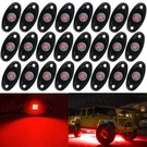 Red Led Rock Lights Underbody For Jeep Offroad Truck Atv Utv Suv 4X4 Car. Fixed Price $73.99.